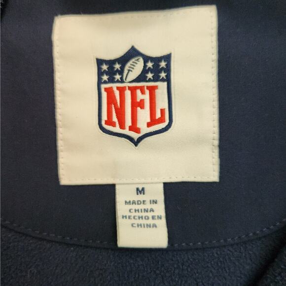 NFL New England Patriots Fleece Jacket
1/4 Quarter Zip Hoodie Football Outdoors - Picture 8 of 9
